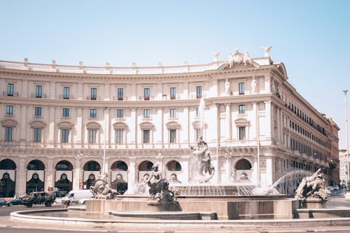 คลังภาพถ่ายฟรี ของ piazza della repubblica, กรุงโรม, การท่องเที่ยว