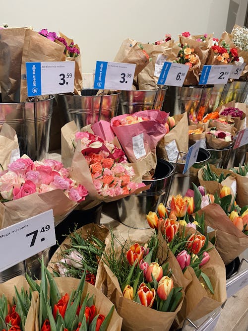 가격표, 꽃, 부케의 무료 스톡 사진