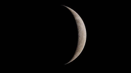 Photos gratuites de arrière-plan noir, astronomie, croissant de lune