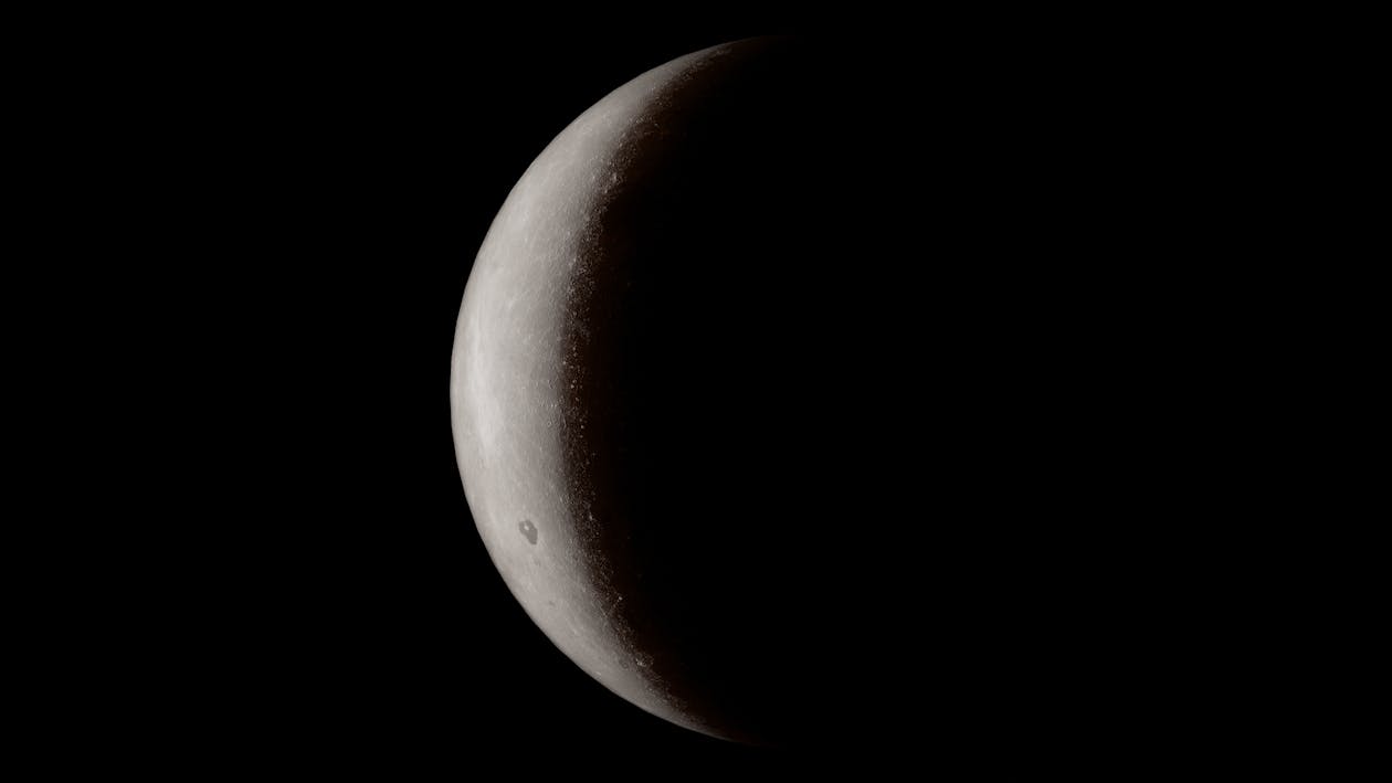 Immagine gratuita di astronomia, luna, luna crescente