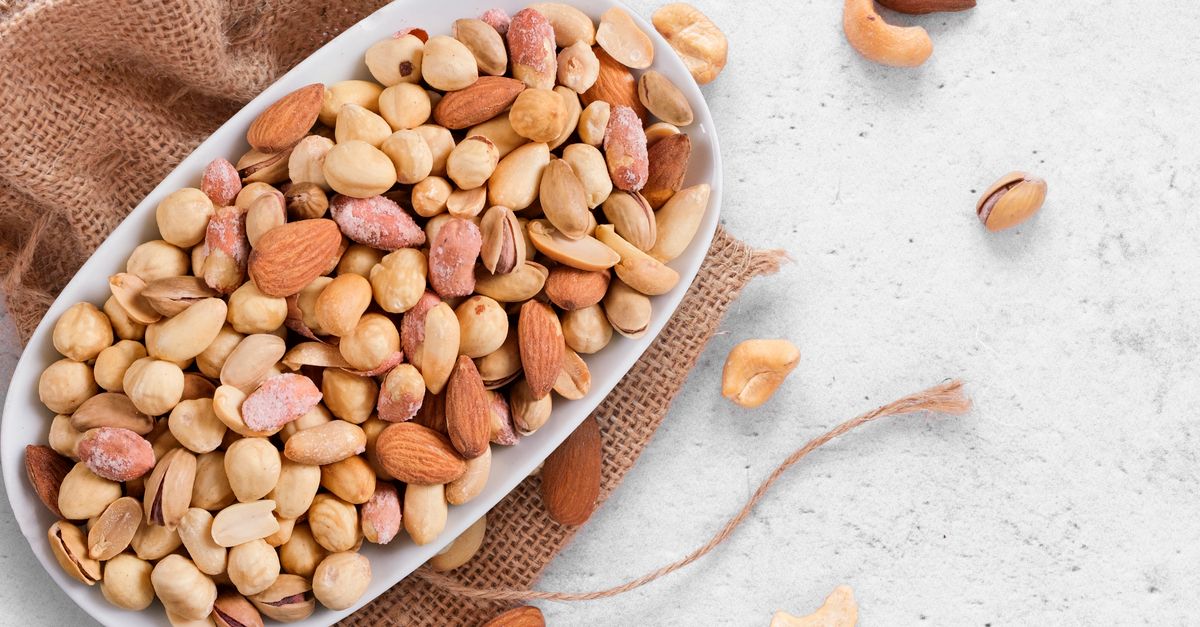 Nuts on Plate · Free Stock Photo