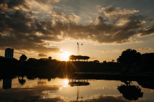 Gratis stockfoto met avondzon, bewolkte hemel, herfst