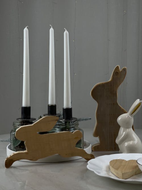 Bunnies Decoration on Table