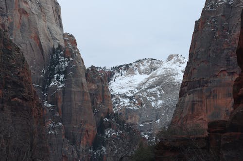 Fotos de stock gratuitas de barranco, invierno, montañas