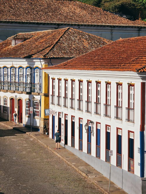 Townhouses in Colonial Architecture Style