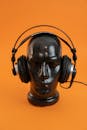 Headphones on Mannequin Head