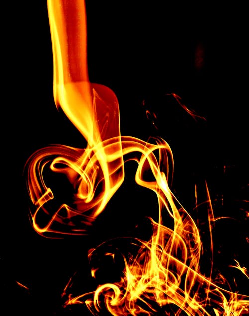 Free Close up of a Flame  Stock Photo