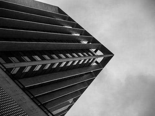 Grayscale Photography Of High-rise Building