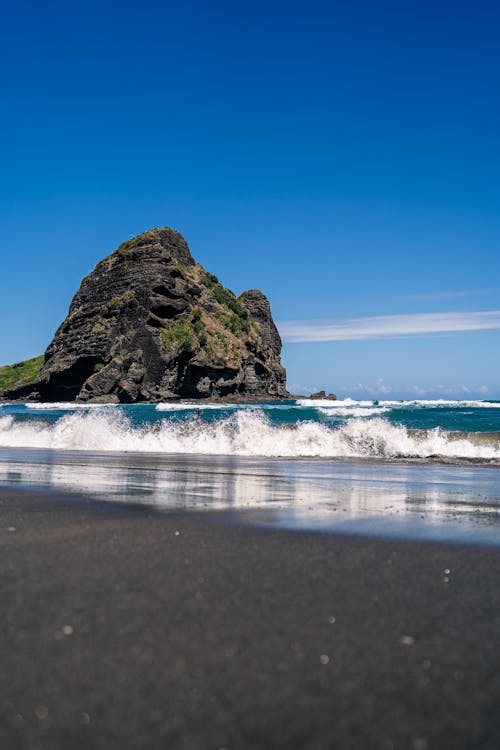 Foto profissional grátis de céu azul, céu limpo, costa