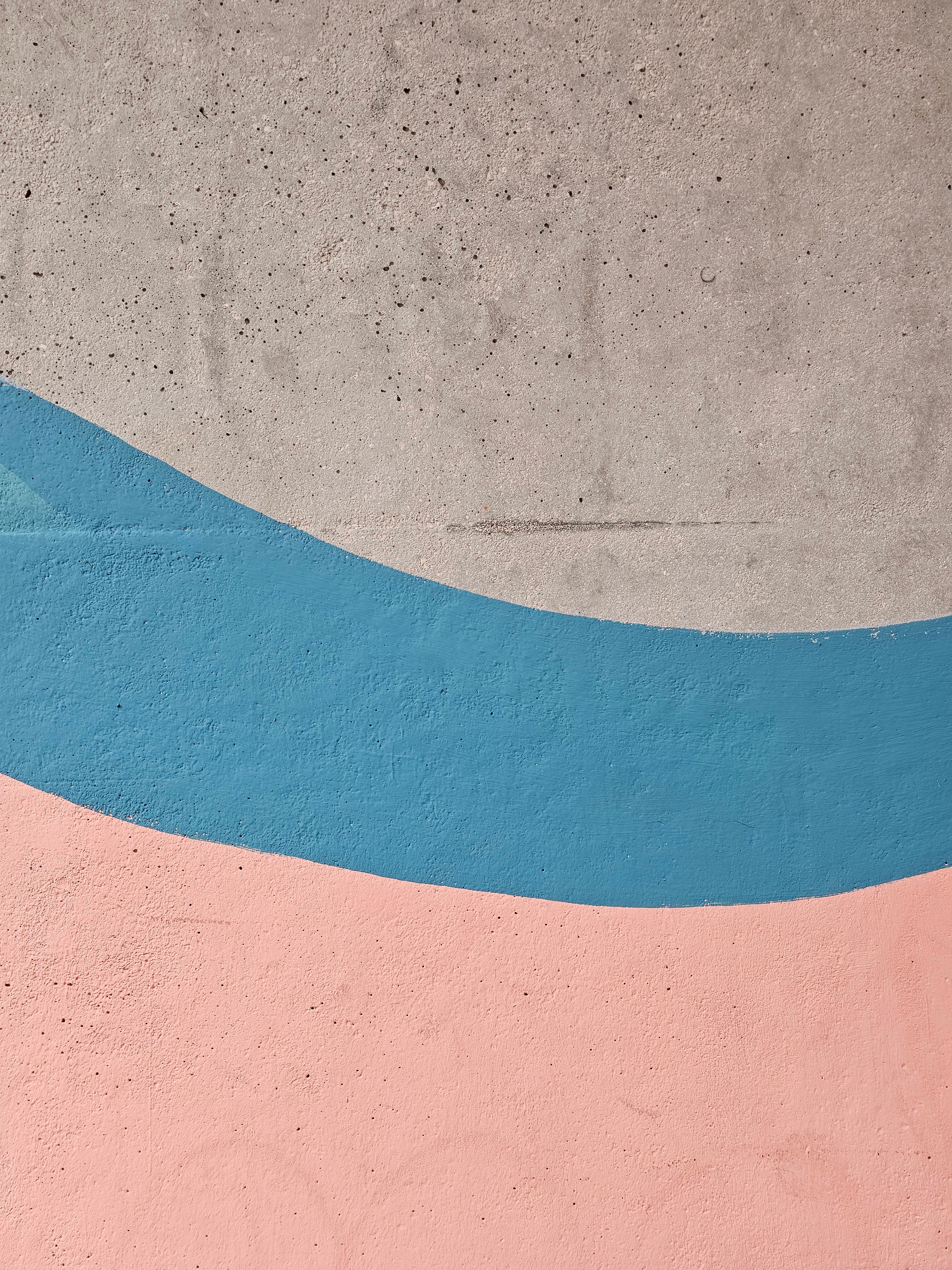 Beautiful view of Concrete Wall Mural Art