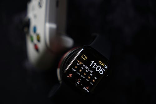 Foto profissional grátis de anúncio, Apple Watch, controle de videogame