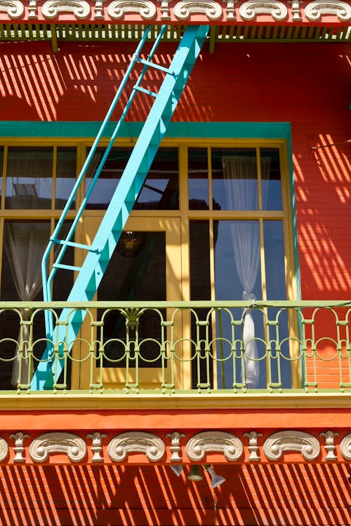 Ladder on Balcony