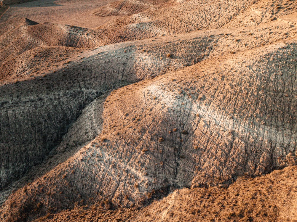 Arid Hills in Countryside