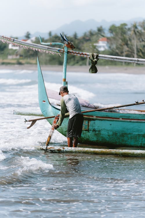 Kostnadsfri bild av fiskare, fiskebåt, hav
