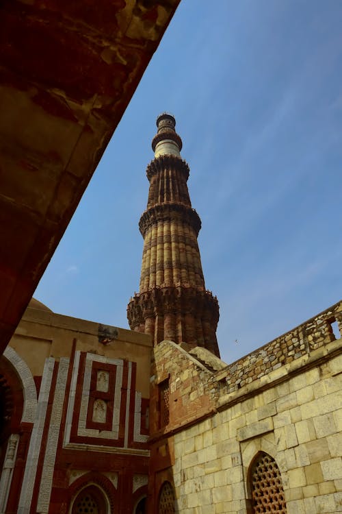 The qutub minar in delhi