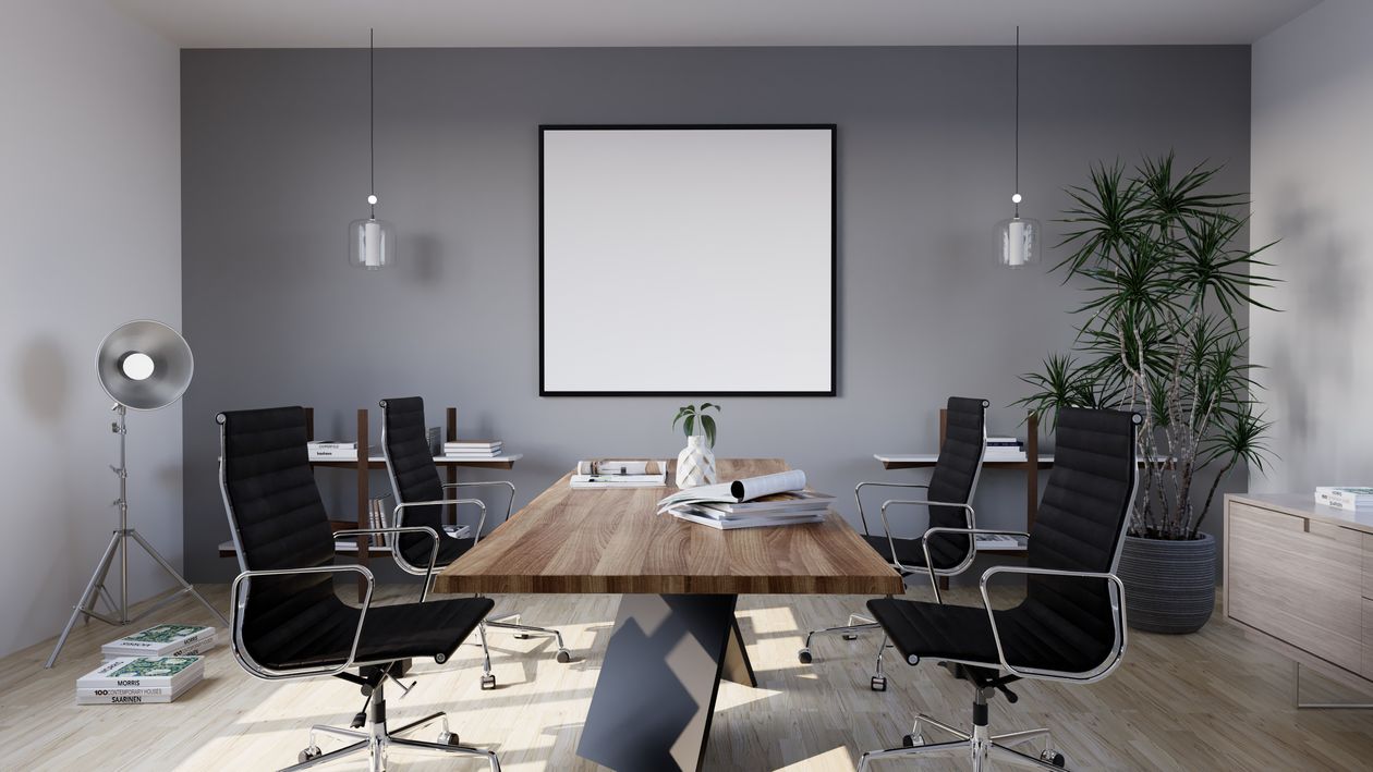 Furniture in a Minimalist Conference Room · Free Stock Photo
