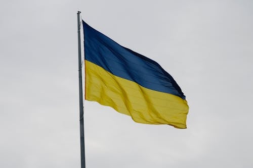 Ukrainian flag 