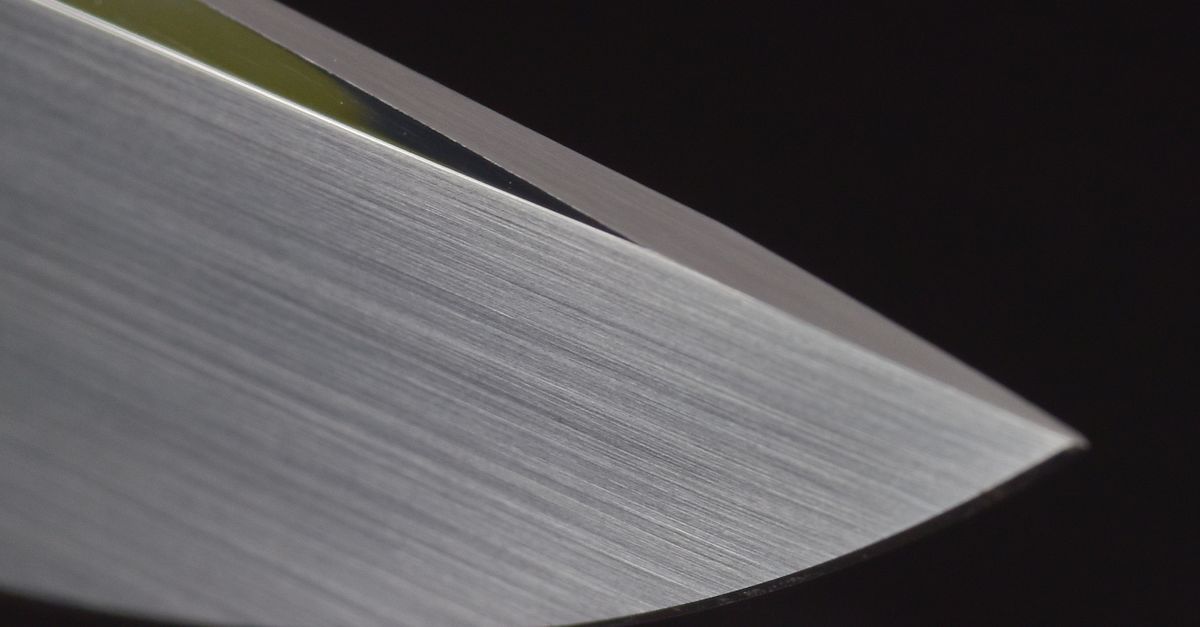 Knife Blade in Close Up · Free Stock Photo