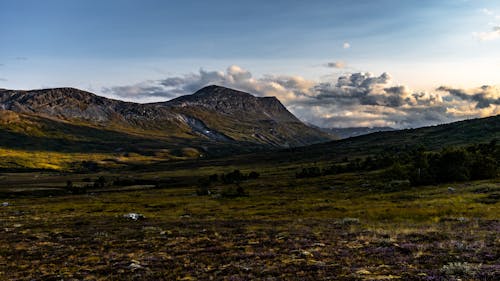 Beautiful mountains in Norway in the Trollheimen group