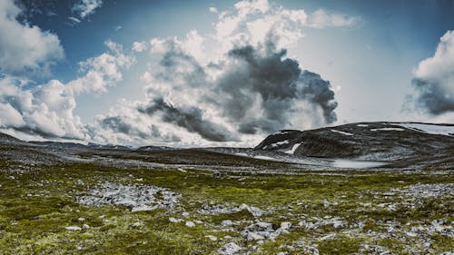 A wide angle - mountain in Norway in the Trollheimen group.