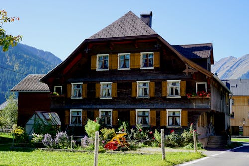 Kostenloses Stock Foto zu alpen, alpenhaus, vorarlberg