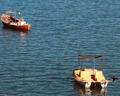 Boating on Siliserh Lake