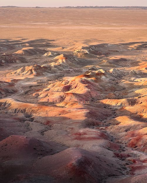 Foto d'estoc gratuïta de àrid, desert, foto des d'un dron