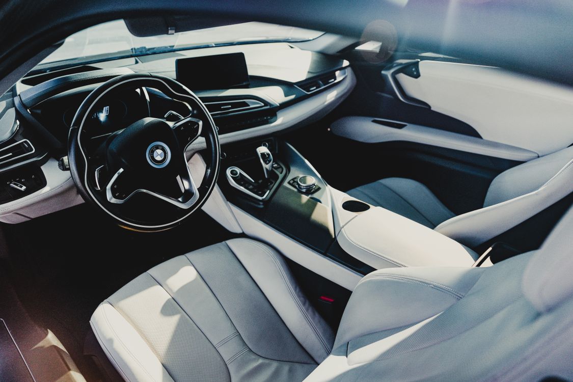 Luxury Interior of BMW i8 · Free Stock Photo