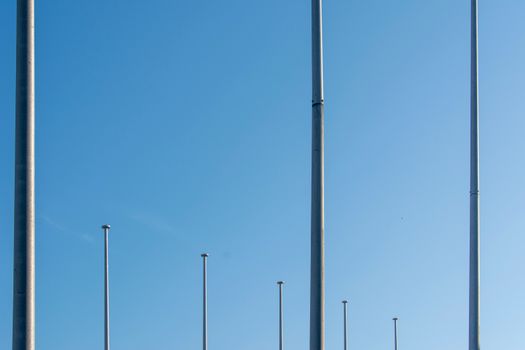 tiang bendera stainless steel stadion 1