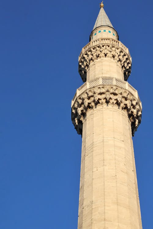 Low Angle Shot of Minaret