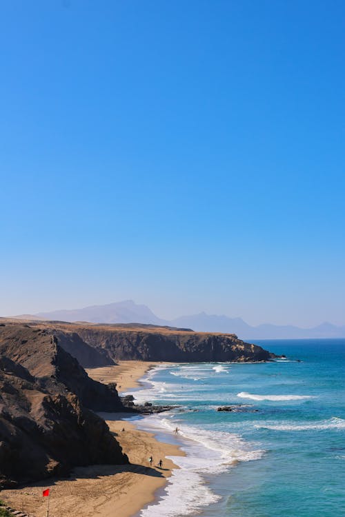 Rocky Cliff over the Beach