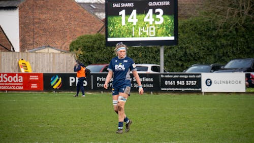 Kostenloses Stock Foto zu blau, frauen im sport, Frauen-Rugby