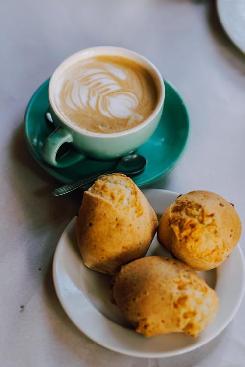 Foto stok gratis cangkir, cappuccino, fotografi makanan