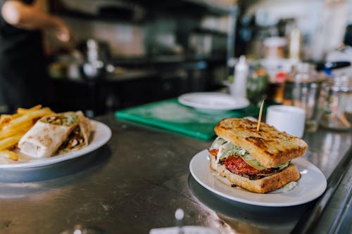 Бесплатное стоковое фото с бутерброды, выборочный фокус, завтрак