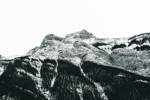 dağlar, kar, kış içeren Ücretsiz stok fotoğraf