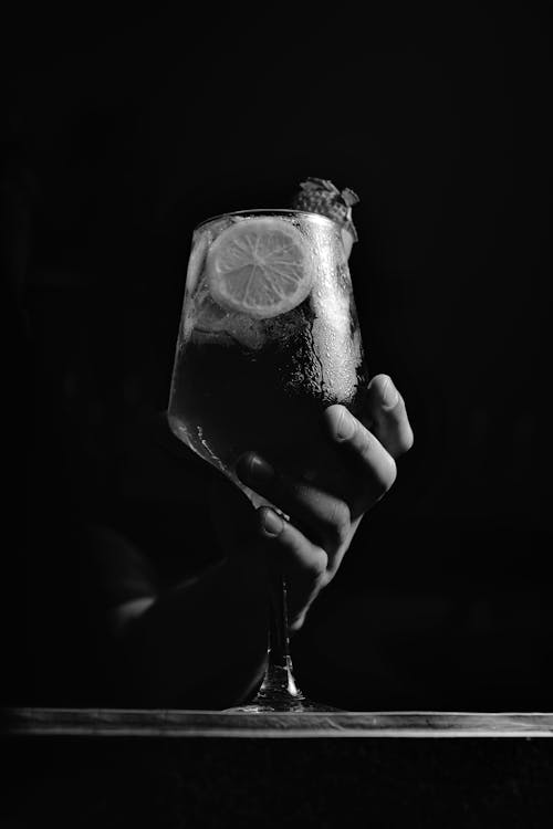Imagine de stoc gratuită din alb-negru, alcool, băutură