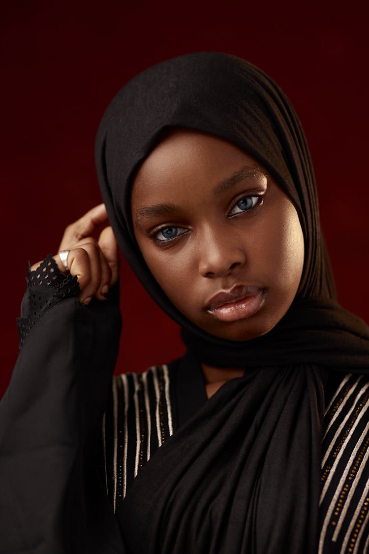 Portrait Of Woman In Hijab