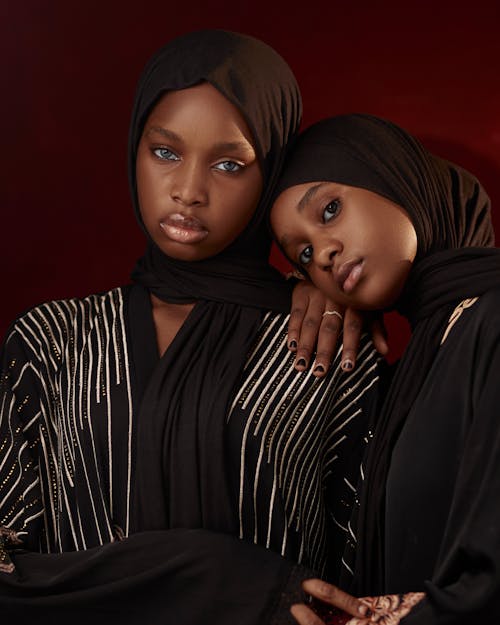 Základová fotografie zdarma na téma hidžáby, modelky, módní fotografie
