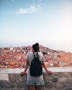 Woman Overlooking the City