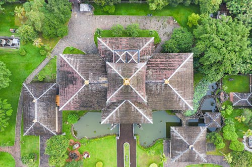 Free Aerial Photography Of House Stock Photo