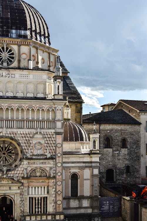 bergamo, cappella colleoni, cephe içeren Ücretsiz stok fotoğraf