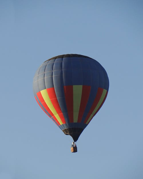 Hot Air Balloon Flying in Sky