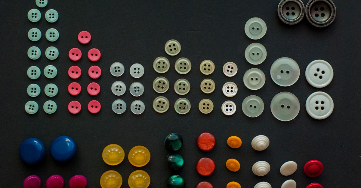 Patterned Web Button Icons For Computer Pattern of Colorful Buttons · Free Stock Photo