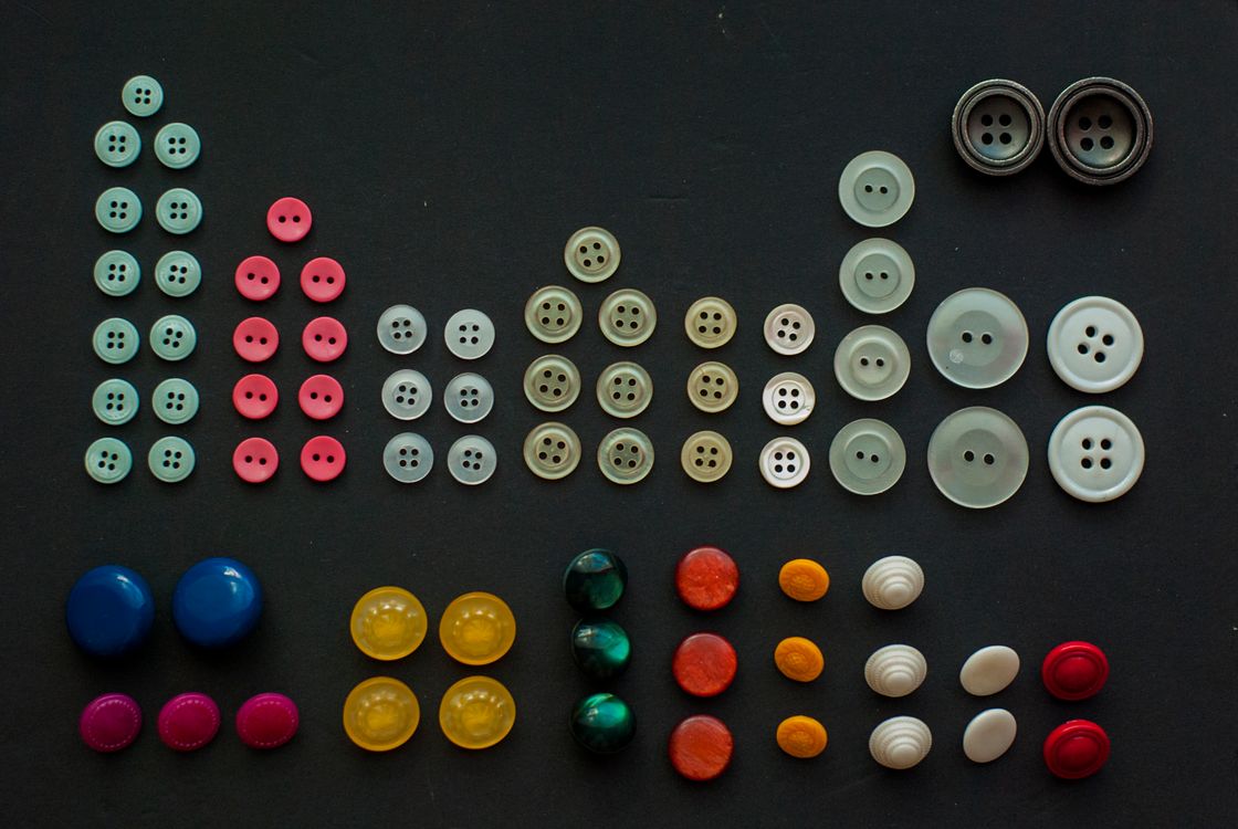 Pattern of Colorful Buttons · Free Stock Photo