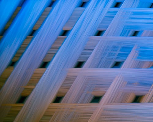 Abstract image of a blue and white pattern