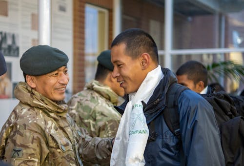 Welcome to the UK for new Gurkha soldier