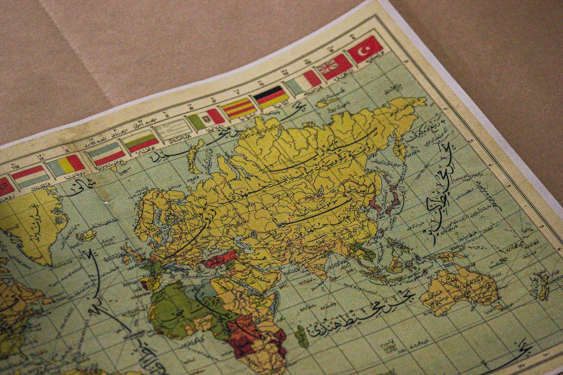 geopolitical tension map middle east