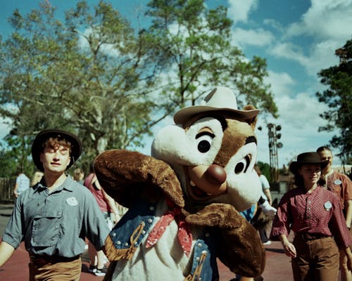 Chip and dale in disneyland