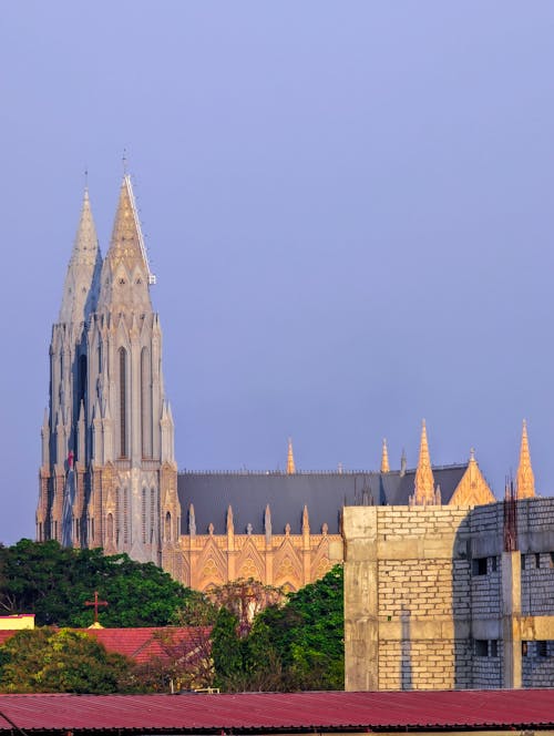Foto profissional grátis de catedral de santa philomena, católico, cidade