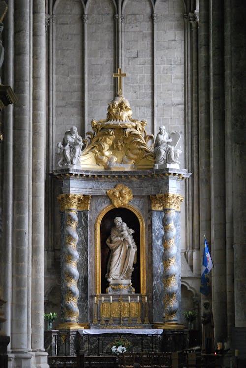 Foto profissional grátis de amiens, capela lateral de são josé, cristandade
